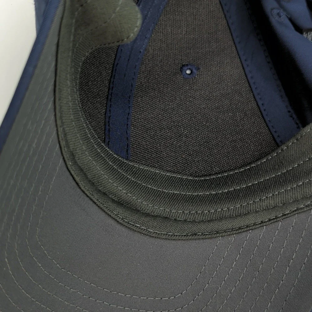 Nike Legacy91 Hat Cap Strap Back Navy Blue White Center Swoosh Golf Lightweight